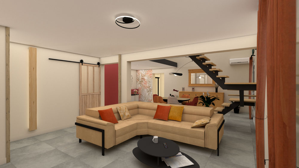 Décoration d’intérieur à Lavaur depuis un salon