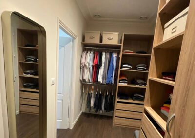 Dressing créé après travaux