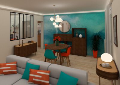 Clarté et modernité pour une maison des années 50