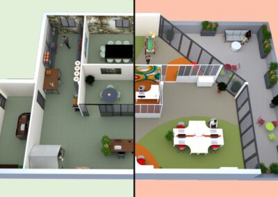 Aménagement espace de bureaux